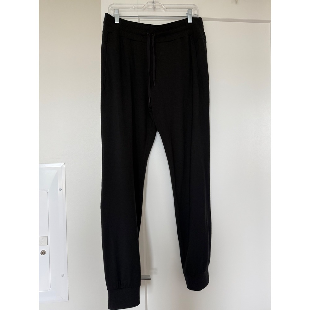 Icebreaker Merino Wool Blend Joggers Black Womens Large Sweatpants 102196010